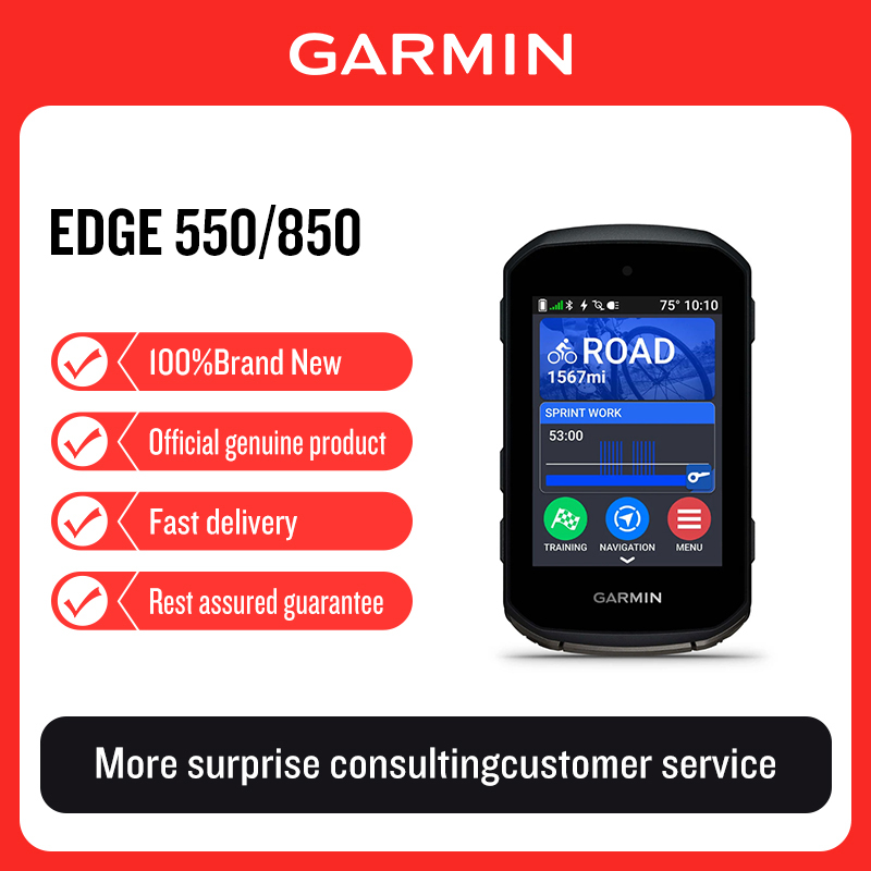 Mountain Biking For Fitness - Garmin Edge 550/850 Fietscomputer Buitenkaart Navigatie