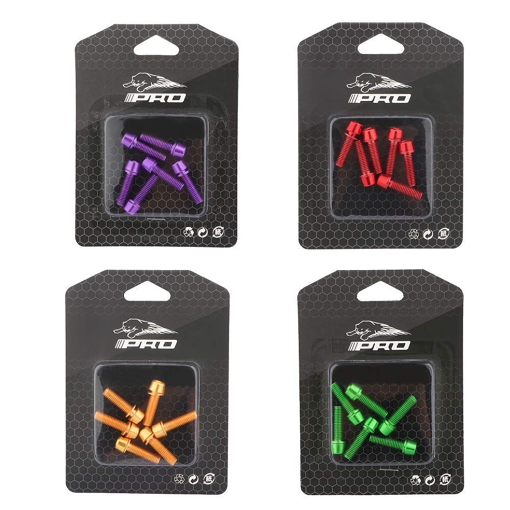 Mountain Biking Stuff - 6 stuks M5 boutschroeven voor mountainbike-