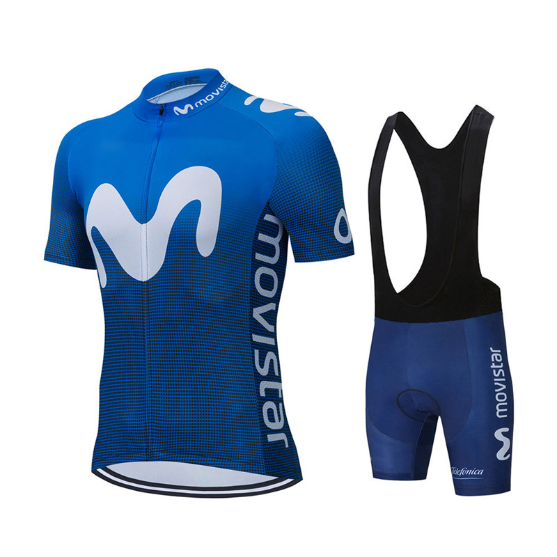 Mountain Biking Shorts - Nieuwe Zomer Movistar Team Wielertrui Sets