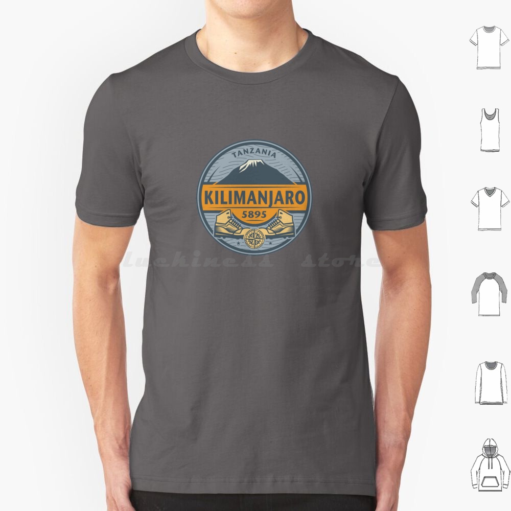 Mountain Biking Camp - Kilimanjaro, Tanzania T-shirt groot formaat 100%