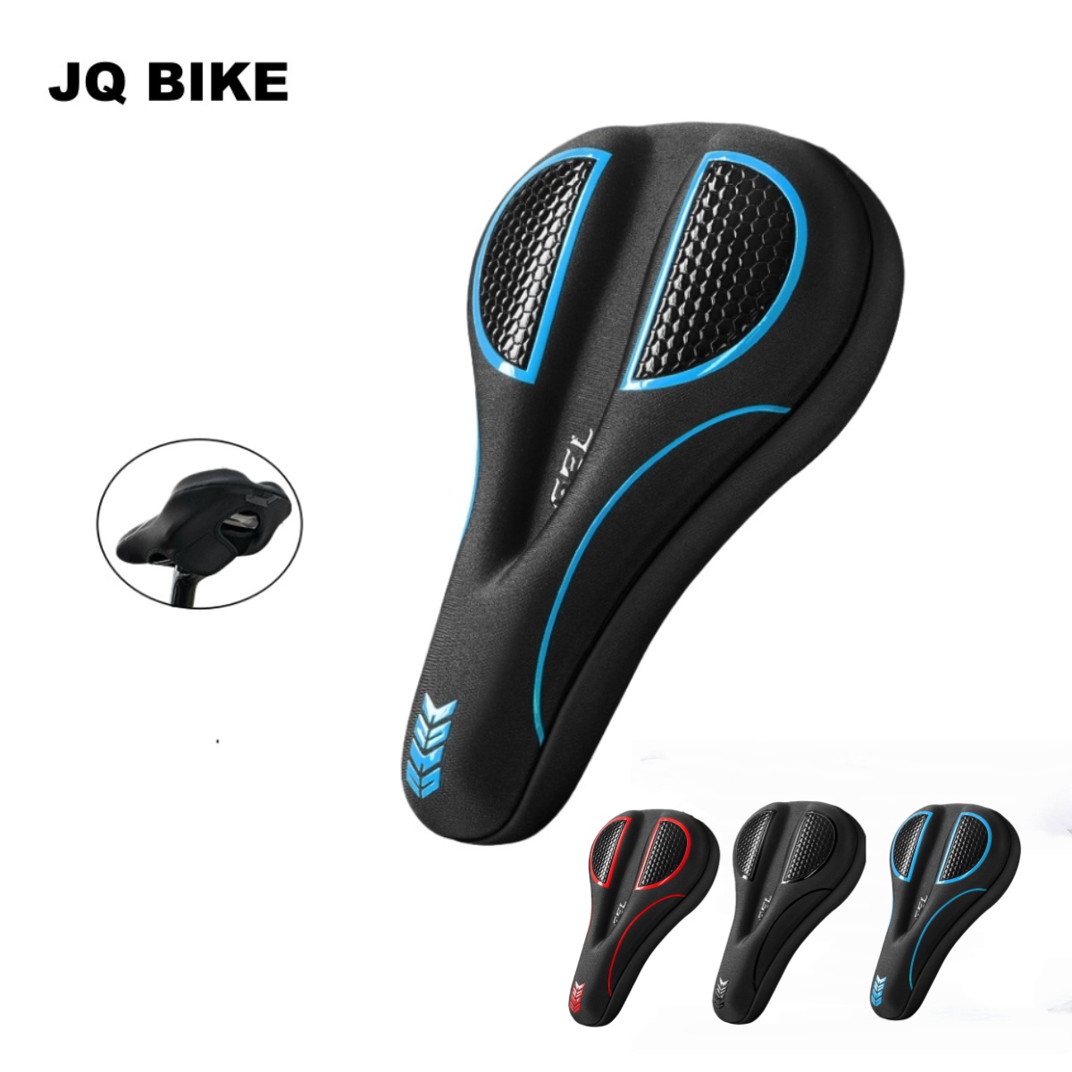 Mountain Biking Pads - Comfort fietszitkussen - gevoerde gelzadelhoes voor