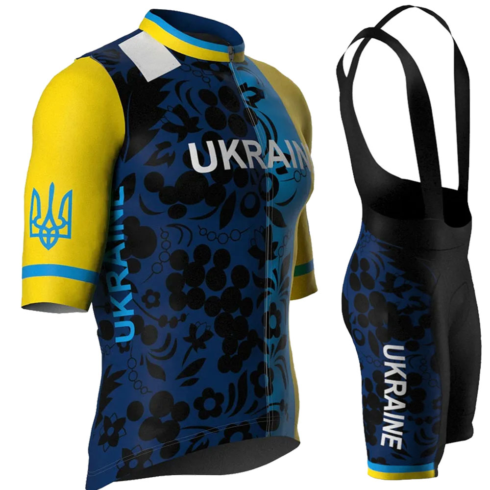 Mountain Biking Shorts - Oekraïne Nationaal Team 2026 Fietskledingset Zomer