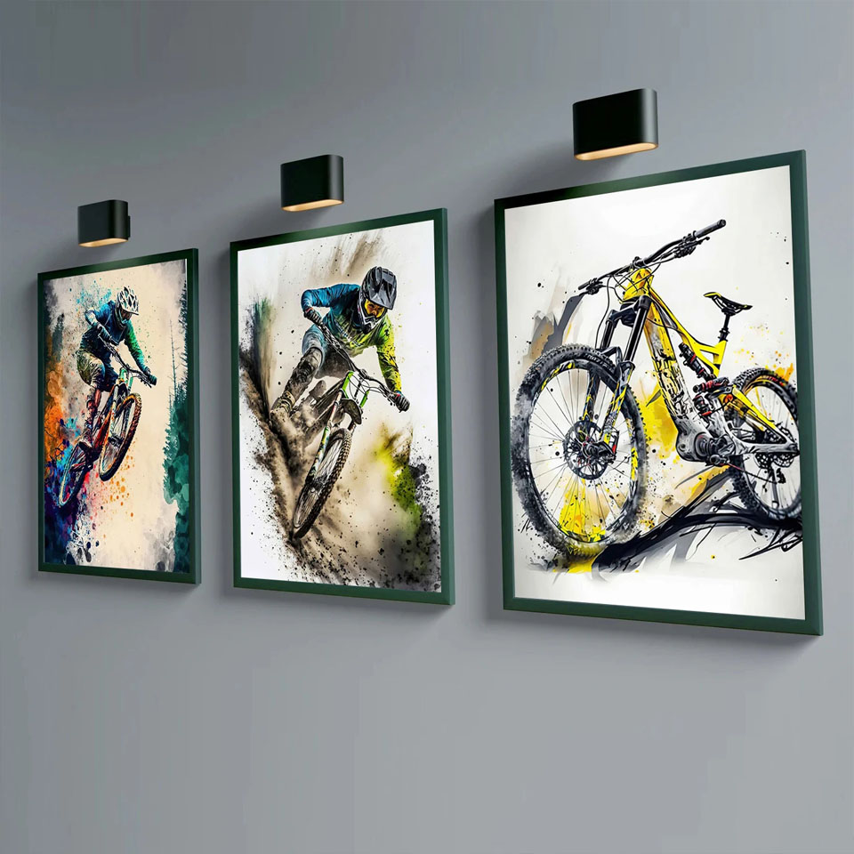 Picture Of Mountain Biking - Mountainbike Sport Muur Kunst Diy Diamond
