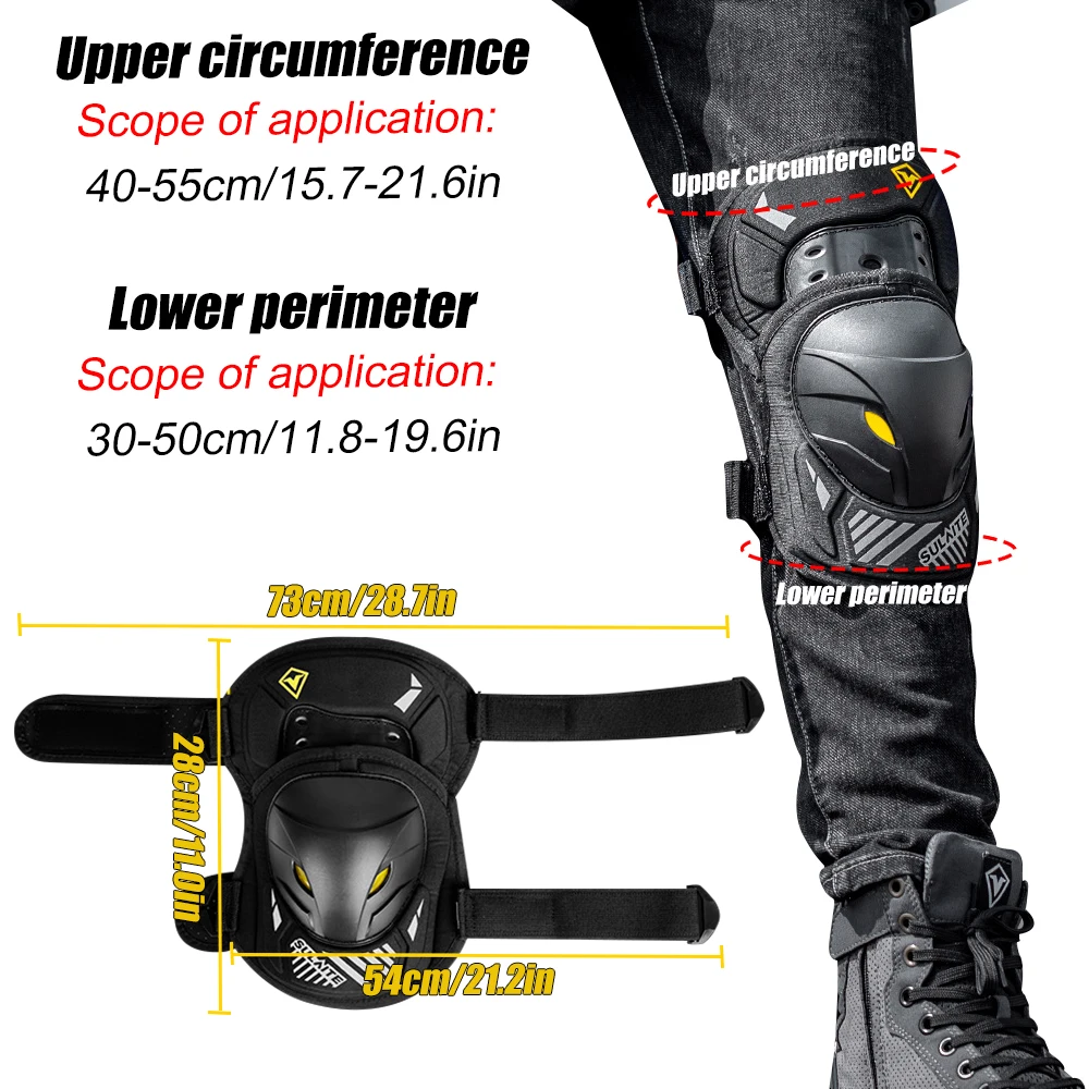 GOMOREON 1 Paar Motorfiets Ele - Mountain Biking Knee And Elbow Pads recensie en prijs