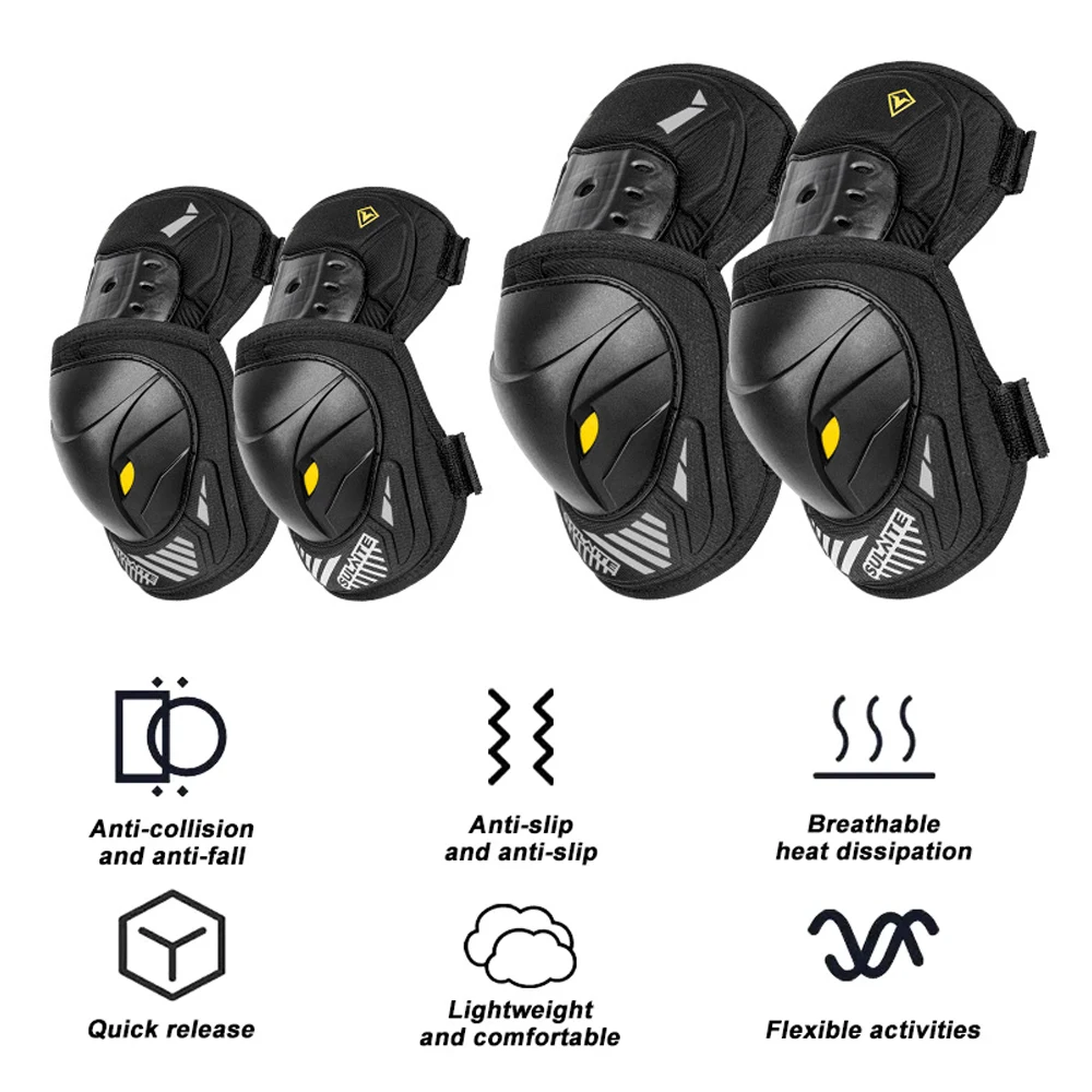 GOMOREON 1 Paar Motorfiets Ele - Mountain Biking Knee And Elbow Pads recensie en prijs