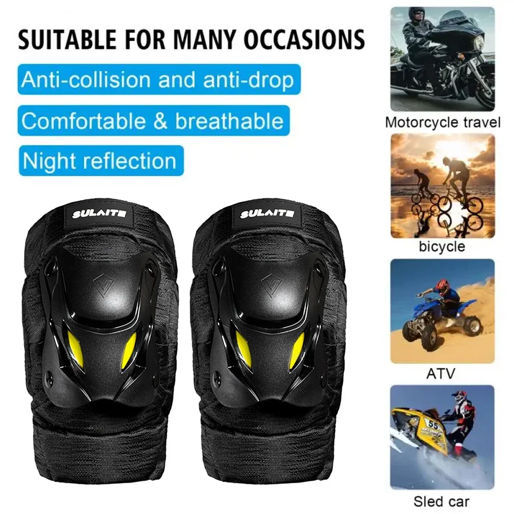 1 paar elektrische fiets motor - Mountain Biking Knee And Elbow Pads recensie en prijs