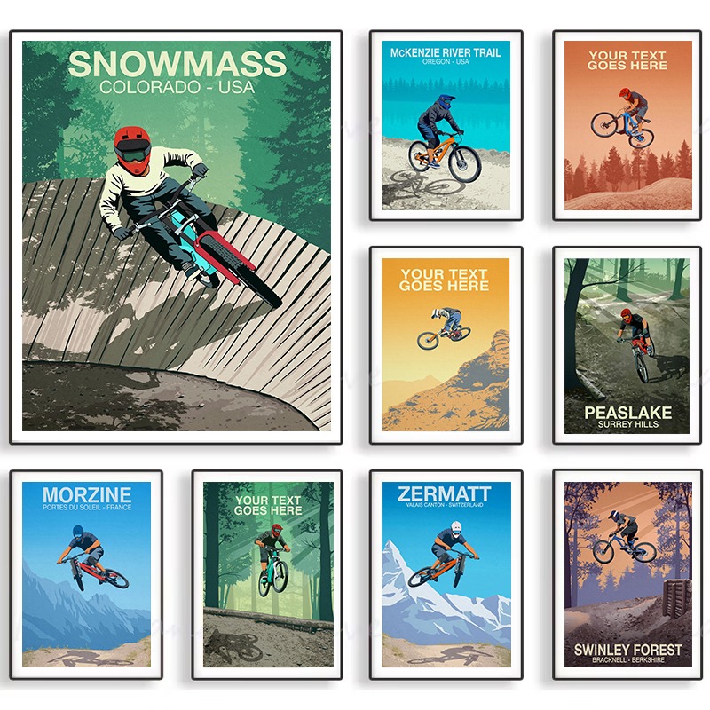 Mountainbike Trail Poster Snee - Picture Of Mountain Biking recensie en prijs