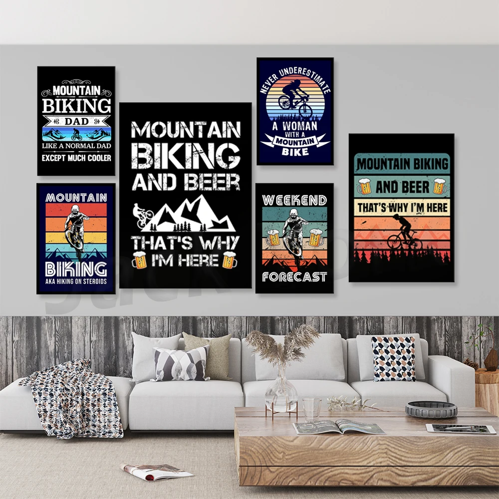Go Mountainbike Print Canvas S - Picture Of Mountain Biking recensie en prijs