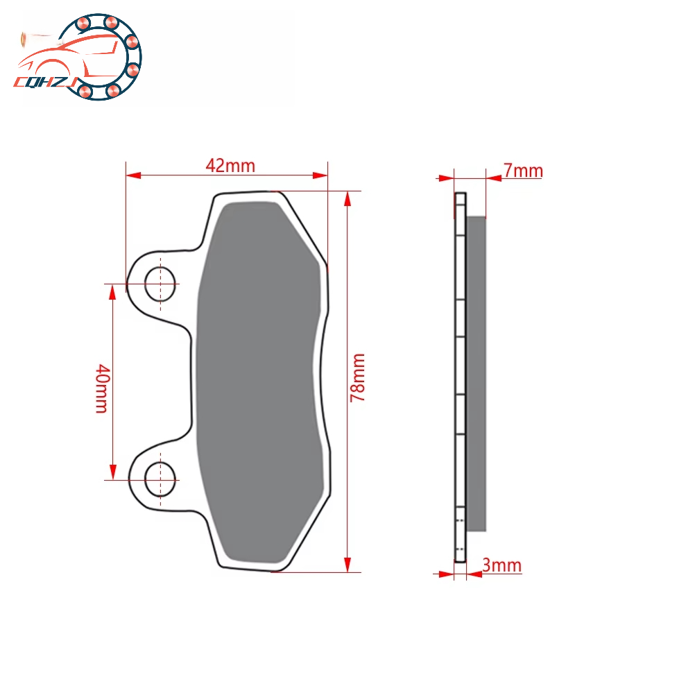 CQHZJ Motorfiets Remblokken F0 - Mountain Biking Pads recensie en prijs